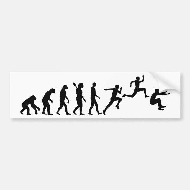 Evolution triple jump bumper sticker (Front)