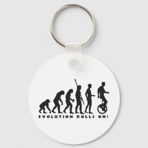evolution unicycle keychain