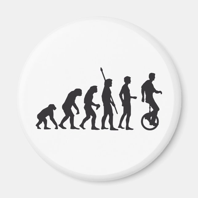 evolution unicycle magnet (Front)