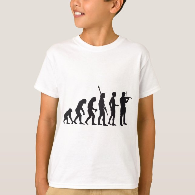 evolution violin T-Shirt (Front)
