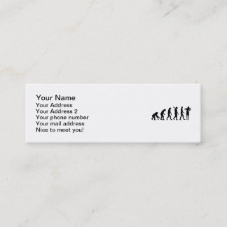 Evolution Violinist Mini Business Card