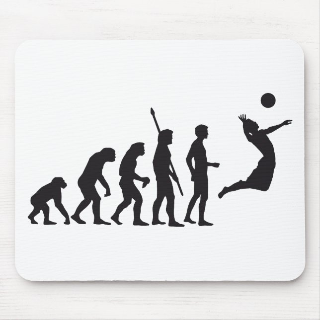 evolution volleyball mouse pad (Front)