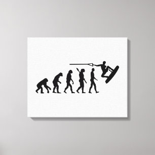 Evolution Wakeboarding Canvas Print