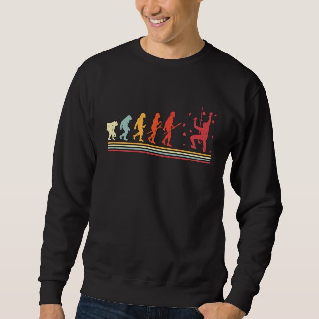 Evolution Wall Climbing Bouldering Indoor Climber Sweatshirt (Front)