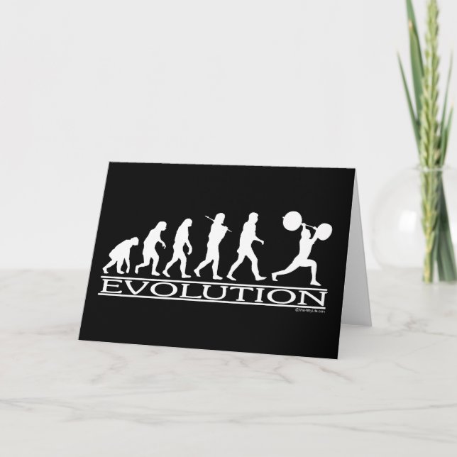 Evolution - Weight Lifter Card (Front)