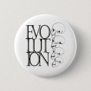 Evolution (White) 2 Inch Round Button