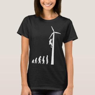 Evolution Wind Turbine Energy Windmill T-Shirt