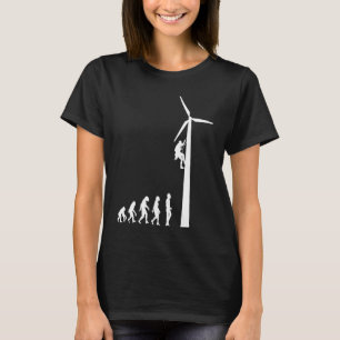 Evolution Wind Turbine Energy Windmill T-Shirt