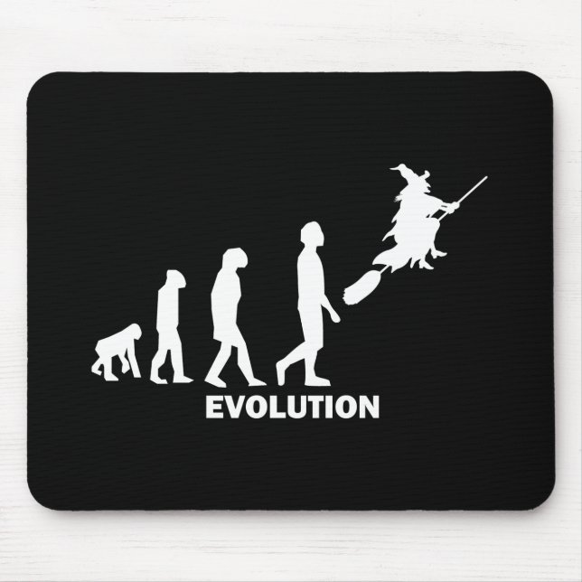 evolution witch mouse pad (Front)