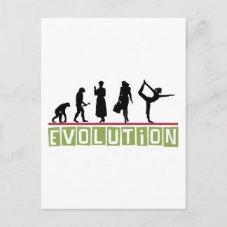 Evolution Yoga Gift Postcard