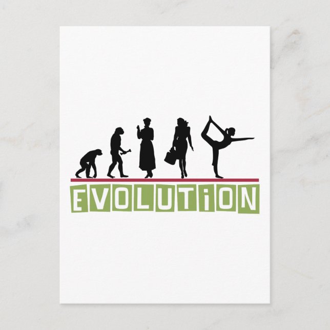 Evolution Yoga Gift Postcard (Front)