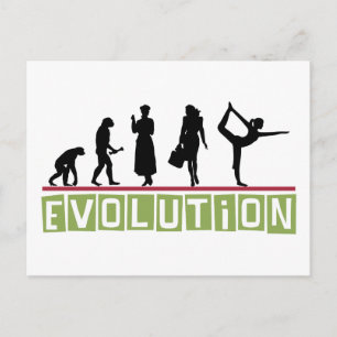 Evolution Yoga Gift Postcard