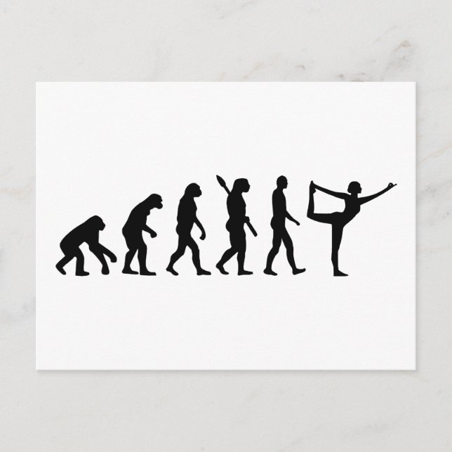 Evolution Yoga Postcard (Front)