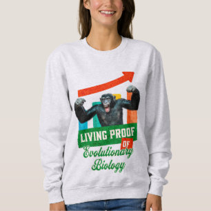 Evolutionary Biology Primate Humour Sweatshirt