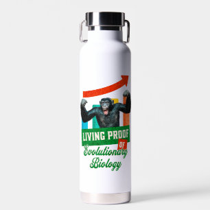 Evolutionary Biology Primate Humour Water Bottle
