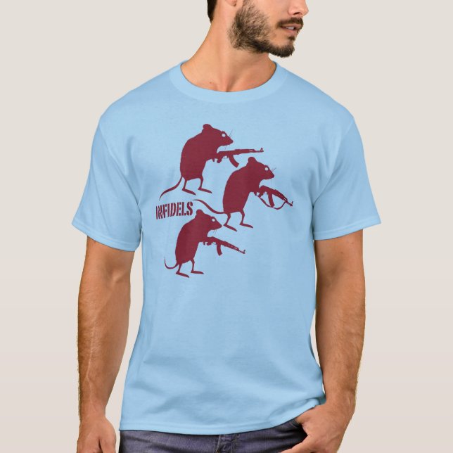 Evolutionary Mice Infidels T-Shirt (Front)