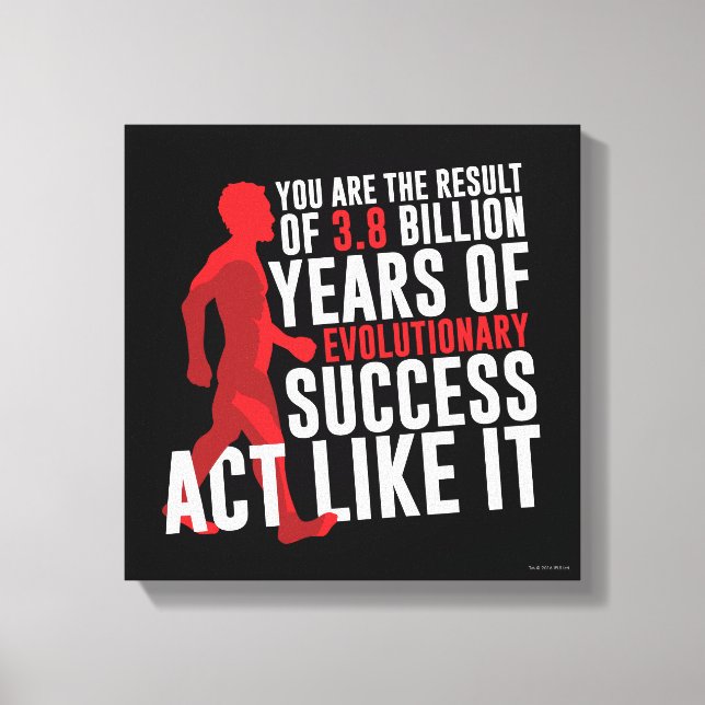 Evolutionary Success Canvas Print (Front)