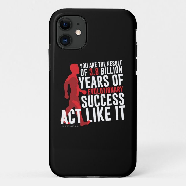 Evolutionary Success Case-Mate iPhone Case (Back)