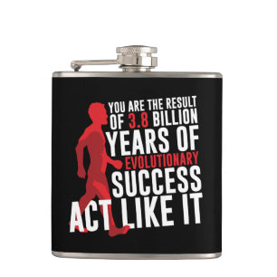 Evolutionary Success Hip Flask