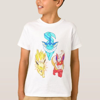 Evolutions of Evoli - Style & Passion Pokémon T-Shirt