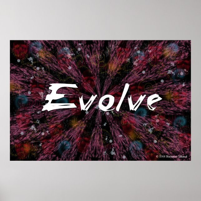 Evolve Art Poster (Front)