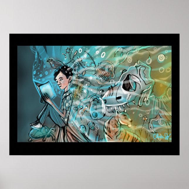 Evolve Illustration Print by Chris Jay (Front)