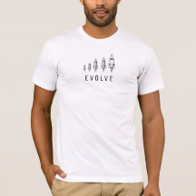 Evolve Rocket Ship White TShirt