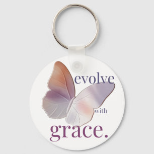 Evolve with Grace Themed Keychain
