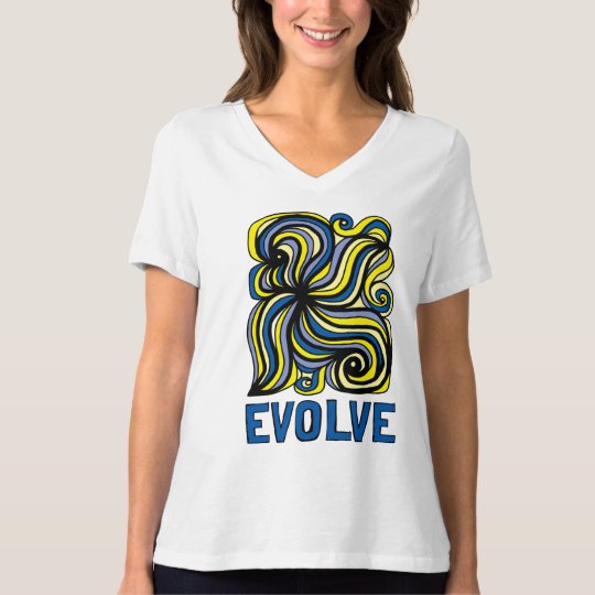 "Evolve" Women's Relaxed Fit V-Neck T-Shirt