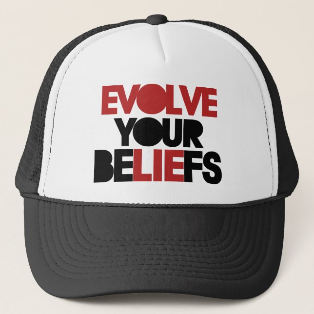 Evolve Your Beliefs Trucker Hat (Front)