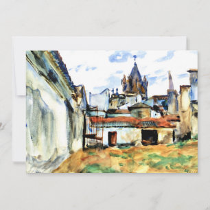 Evora, Portugal - Fine art painting Card