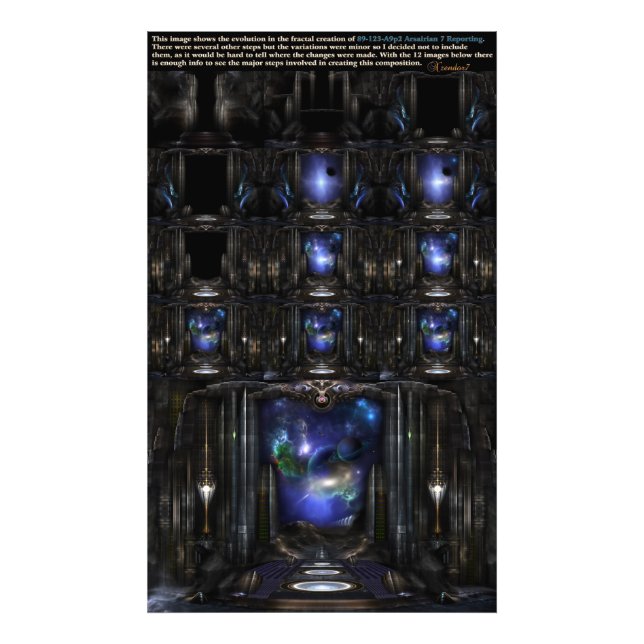 Evoulution Of 89-123-A9p2 A7R Photo Print (Front)