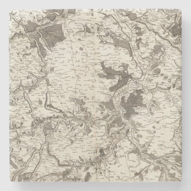 Evreux, Dreux Stone Coaster (Front)