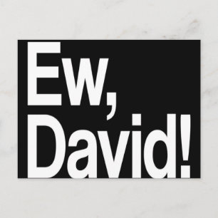 Ew David Postcard