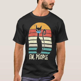 Ew People Black Cat Essentia T-Shirt
