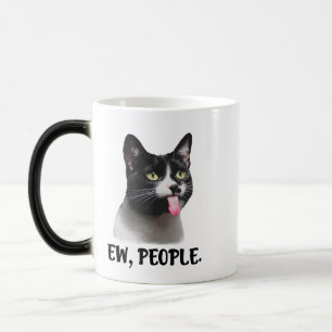 Ew People cute cat meme Magic Mug