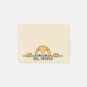Ew People Funny Brown Post-it Notes