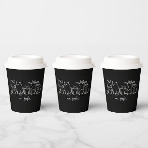Ew, People Funny Meowy Cat Lovers Paper Cups