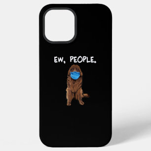 Ew People   Newfie Dog Wearing Face Mask Gift iPhone 12 Pro Max Case