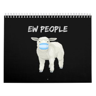 Ew people sheep or lamb in mask Quarantine Gift Calendar