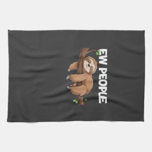 Ew People Sloth T-Shirt Kitchen Towel