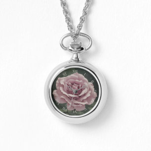 Ewatch vintage Rose Dusky Rose Collier Floral