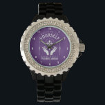 eWatch Watch<br><div class="desc">Style: Women's Rhinestone Black Enamel Watch Be careful looking directly at this Women's Rhinestone Watch as it might shine too bright and blind you! With an enamel alloy bracelet in either black or white, as well as a customizable face, you’ll love glancing at your watch for the time. Women's wrist...</div>