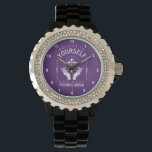 eWatch Watch<br><div class="desc">Style: Women's Rhinestone Black Enamel Watch Be careful looking directly at this Women's Rhinestone Watch as it might shine too bright and blind you! With an enamel alloy bracelet in either black or white, as well as a customizable face, you’ll love glancing at your watch for the time. Women's wrist...</div>