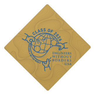 EWB-USA Graduation Hat Topper Class of 2026 Orange