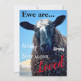 Ewe are Loved Card