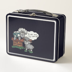 Ewe are My World Metal Lunch Box