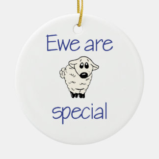 Ewe are special ceramic ornament