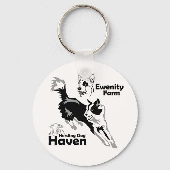Ewenity Farm Keychain (Front)