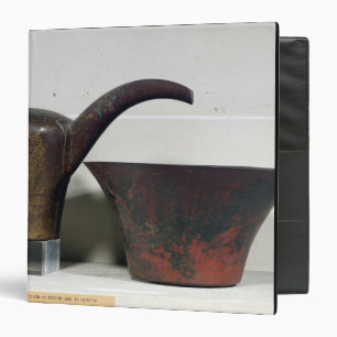 Ewer and basin (copper) binder